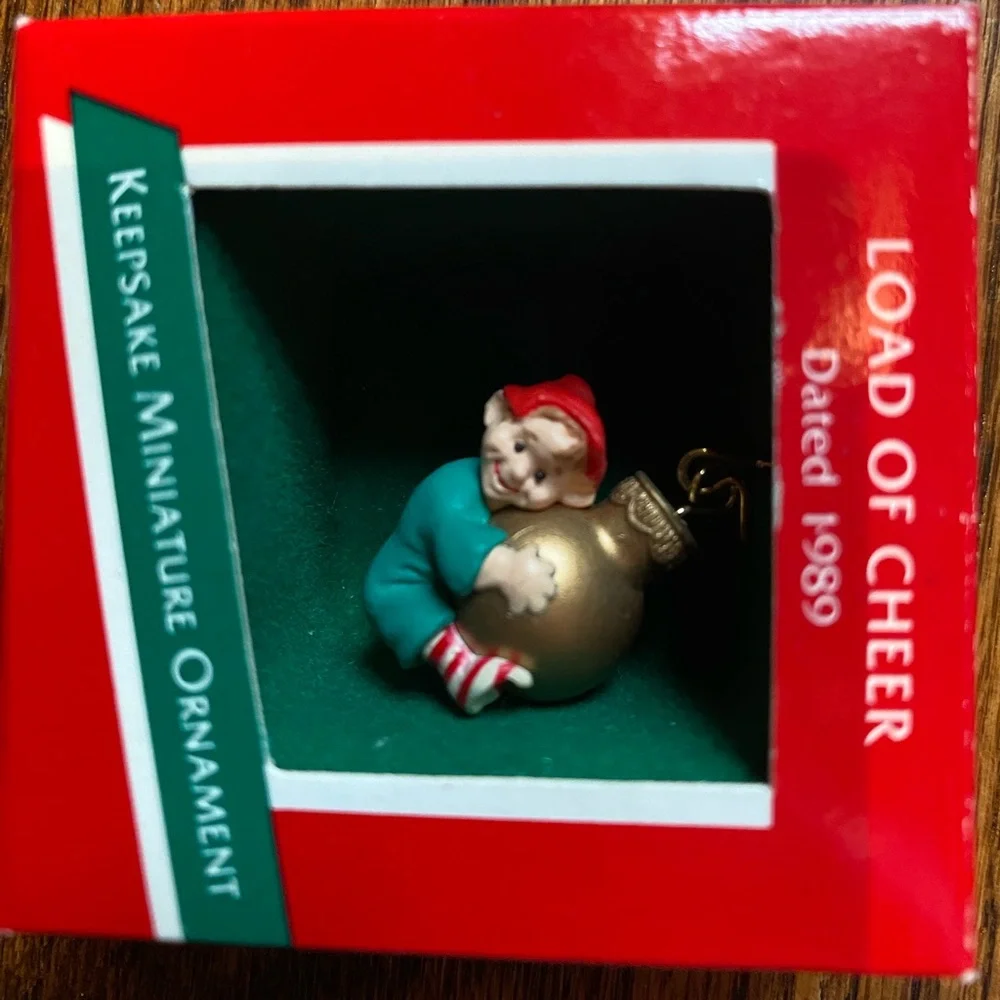 Load Of Cheer 1989 Miniature-It's Part Of Ur HolidayTradition, Hallmark Ornament